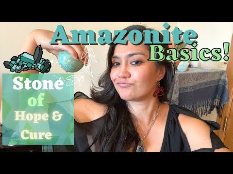 AMAZONITE! CRYSTAL BASIC FOR BEGINNERS' KNOWLEDGE on How To LEARN its BENEFITS! HEALING PROPERTIES!!