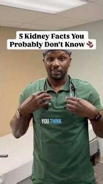 🫘 5 Kidney Facts Most People Don’t Know (Doctor Explains) 🤯 #shorts