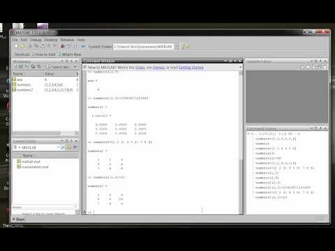 MATLAB Tutorial 4- MATLAB Vectors and Matrices
