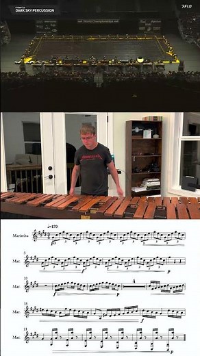 ‪@darkskypercussion‬ 2026 marimba opening statement!!