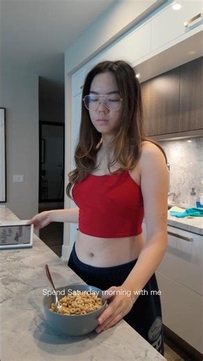 The perfect Saturday morning #weekendreset #skincareroutine #cozygirl