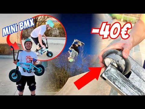 Backflip after 5 months... and his scooter wheel snapped! 😱💔