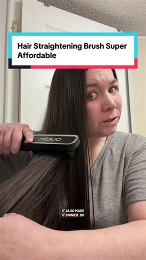 If you’re still fighting your hair every morning… this is your sign to stop. This hair straightening brush gives you that sleek, smooth, straight look without the struggle of a flat iron. Just brush through your hair and watch it transform. The anti-scald comb design protects your scalp while evenly distributing heat, so you’re not frying your hair or burning your fingers trying to get it right. The built-in LED display temperature control lets you customize the heat based on your hair type; fin