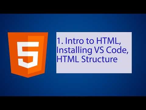 Introduction to HTML | How to Install VS Code | Basic Structure of HTML Tutorial #1 | Muhammad Bilal