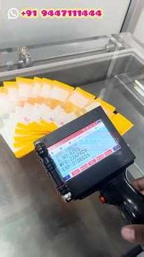 Handy Inkjet Coding Machine | Low Cost Printer for Batch MRP EXP Date Coding Coimbatore #BatchCoder