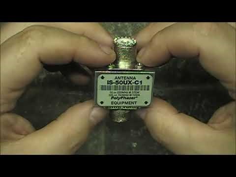 What is inside a Polyphaser lightning arrestor