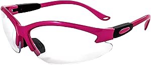 Pink Frame Cougar Safety Glasses