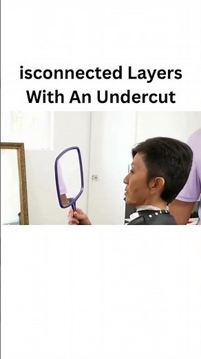 Disconnected Layers with Undercut ✂️ | Step-by-Step Haircut Tutorial