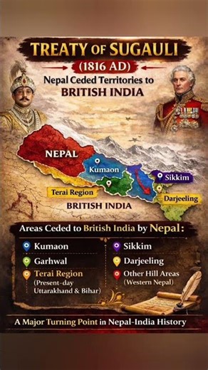 Treaty of Sugauli | 4 March 1816 #indianhistory