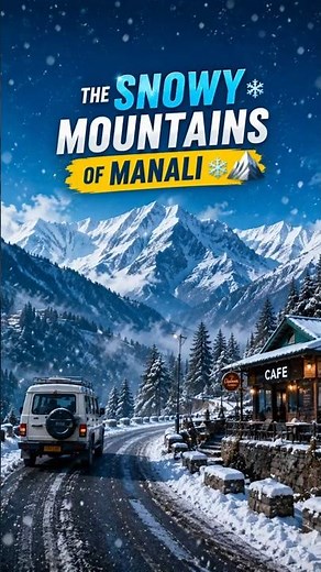 The Snowy Mountains of Manali ❄️🏔️