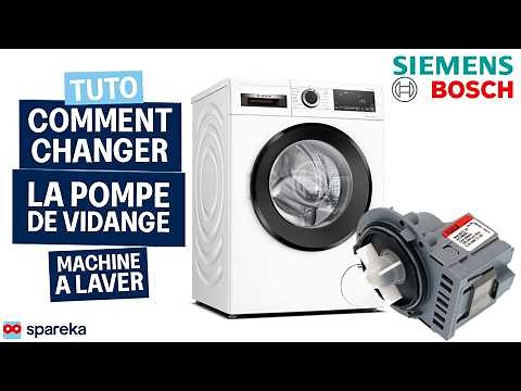 How to change a drain pump on a BOSCH or SIEMENS washing machine