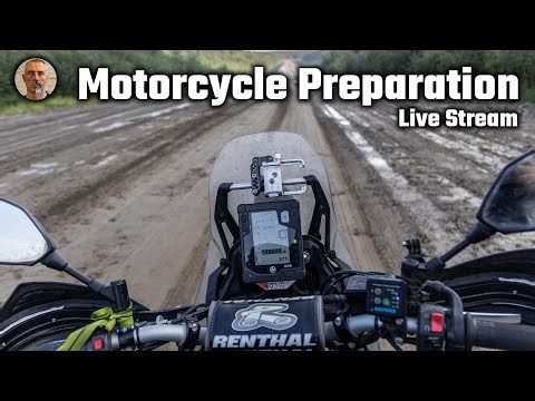 Motorcycle preparation before the trip – Live Stream 11.01.26