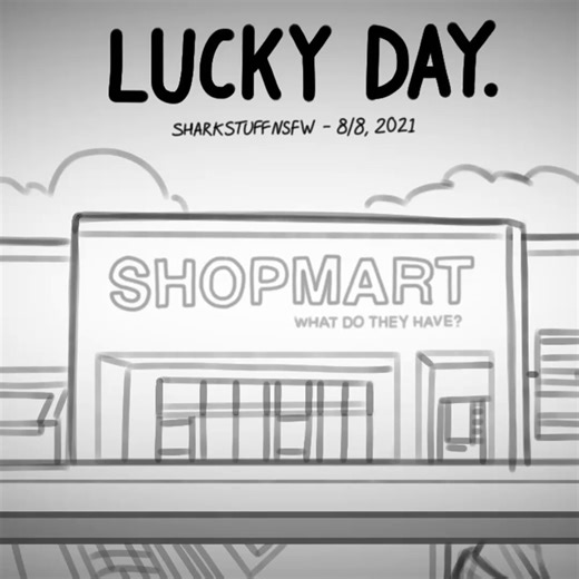 Lucky Day [Comic Dub]🎨Artist - @Sharkstuffnsfw 🎙️Cashier - @Azra_fox 🎙️Shark VA - @EmberTalksVT (Me)🔊SFX / VFX - @EmberTalksVT (Me)Those mouse cashiers need to be a bit more careful with their wording🤭☠️