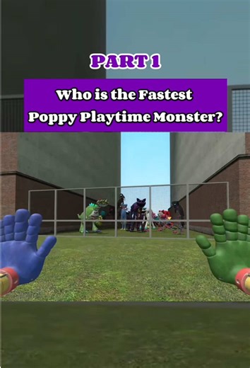 Who is the fastest poppy playtime monster? #poppyplaytime #poppyplaytime5 #game #chapter5 #poppy