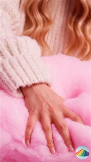 Giant Pink Cotton Candy ASMR 🍭✨ | Ultra-Fluffy Satisfying Play