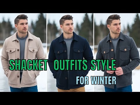 How to style a shacket in winter