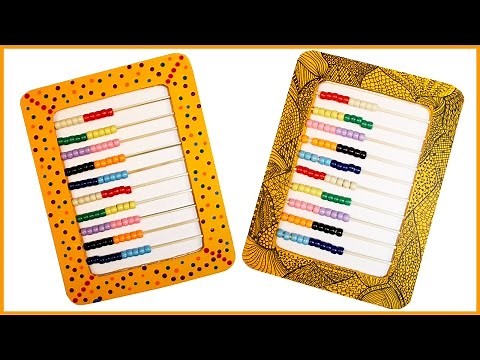 How to make an abacus with beads