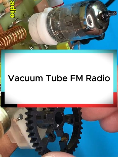 Vacuum Tube FM Radio. #diyeletronics