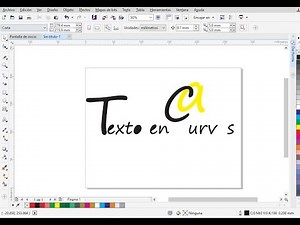 Cómo convertir Texto en Curvas | Vectores | Corel Draw x8 | 2017