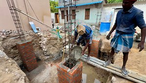 Column Footing Pillar design Concrete | G.G.Construction