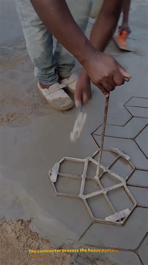 3-Piece Interlocking Concrete Stamping Tool Imprinting Paver Lines #construction