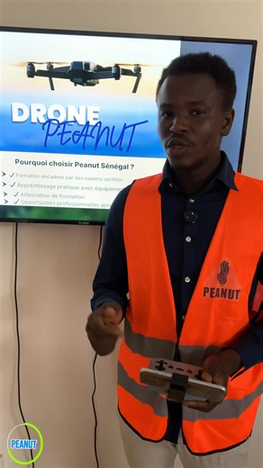 Formation Drone avec PEANUT 🎮✨ Vous voulez piloter un drone comme un pro ? 🚁🔥 Rejoignez notre formation complète et pratique ! Apprenez : ✅ Maniement du drone ✅ Sécurité aérienne ✅ Prises de vue professionnelles ✅ Entretien & réglages 📍 Sessions disponibles maintenant 📞 Contact : 76 859 17 17 Devenez pilote certifié et démarrez votre avenir dans le domaine des drones ! 🚀 #FormationDrone #Peanut #DroneSenegal #SunuDrone #PiloteDrone #DroneAcademy | Peanut Sénégal