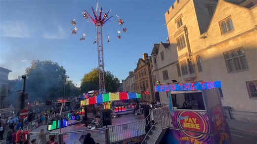 Great first night at Oxford St Giles tonight. Photos to follow tomorrow! Safe to say the backend is in full swing! | Fun Fairs UK