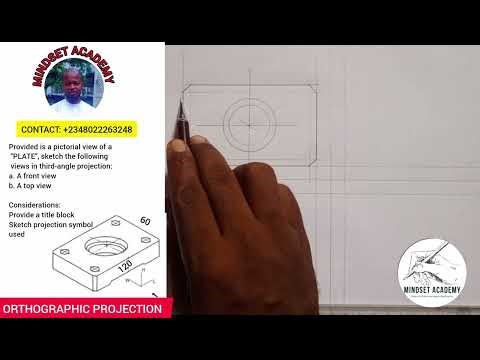 Orthographic Projection Tutorial | Front, Top & Side Views Explained Easily