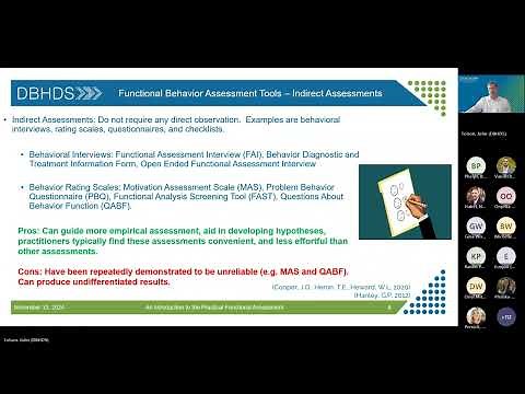 Introduction to the Practical Functional Assessment