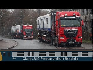 Class 315 arrives at the Llanelli & Mynydd Mawr Railway