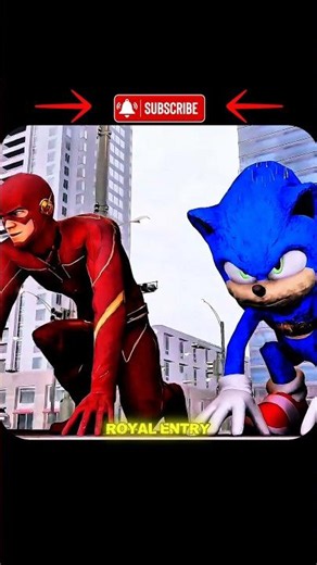 Super Sonic Vs The Flash⚡_#sonic_#ytshorts_#entertainment