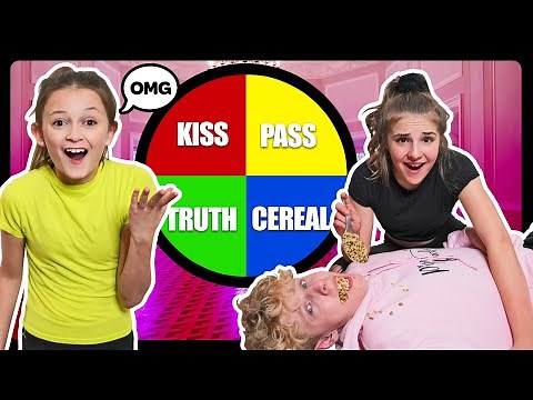Spin The MYSTERY WHEEL of DARES Couples CHALLENGE **KISSING MY CRUSH**💋| Sophie Fergi