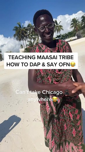Can’t take Chicago 🥷🏾 anywhere😂 #chicagotiktok #chicago #fyp #🥷🏾 #african #africa #fypシ #ofn #tanzania #zanzibar