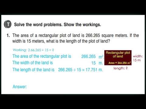 Solving word problems involving multiplication and division of decimals for Grade 5