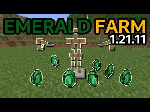 Tripwire Hook Duper / Emerald Farm - Working in Minecraft 1.21.11 - Tutorial