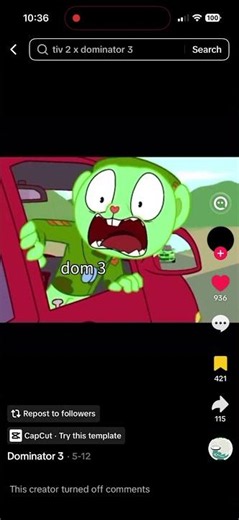 type of shi they post on TikTok about rule 64 dominator 3 and tiv-2🫩✌️🥀