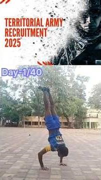Territorial army(TA)🥷40 DAY Challenge Day -1/40😉🧘#TA #Territorial army #Ta physical #challenge