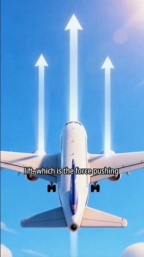 How Airplanes Stay in the Air ✈️ (It’s Not What You Think!) #facts #science