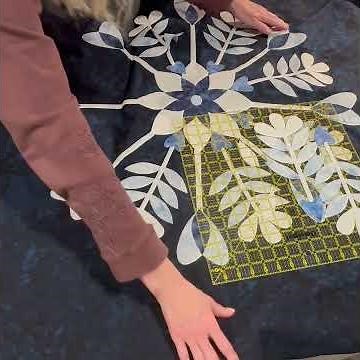 Appliqué Medallion Quilt – Watch It Come Together ✨