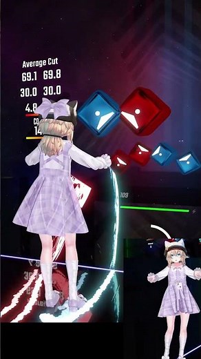 BeatSaber【スキ? キライ!? スキ!!! - 釘宮理恵 [ゼロの使い魔〜双月の騎士〜 ED](Expert)FC】