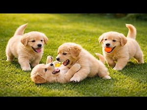 🌿🐶 Tiny Puppies Having Fun in the Garden | Cute Dog Video Compilation | Sweet Dog Sounds