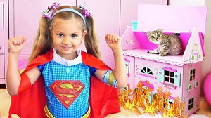 57K views · 731 reactions | Diana turns into superheroes with magical costumes for kids | Vídeos para bebés y niños | Facebook