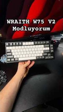 Making my Wraith W75 keyboard look better | Keyboard Modding #shorts