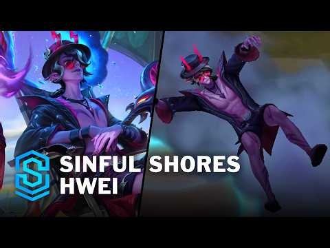 Sinful Shores Hwei Skin Spotlight - Pre-Release - PBE Preview - League of Legends