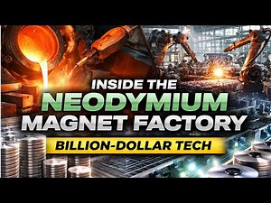 Inside the Neodymium Magnet Factory How Rare Earth Metals Become Billion-Dollar Tech (Full Process)