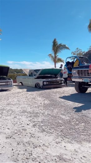 2.5K views · 93 reactions | How cool is this ‘61 F100 Unibody❔ @linc65 built one heck of a rig #fordera #baggedtruck #slammedtruck | Ford Era Truck Club | Facebook