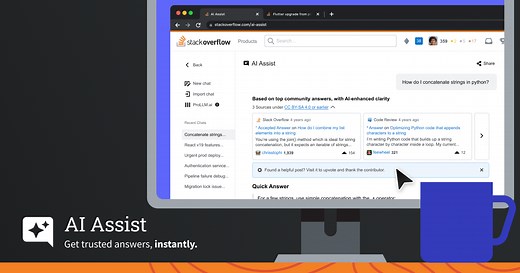 Introducing Stack Overflow AI Assist—a tool for the modern developer - Stack Overflow