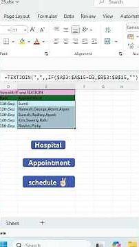 IF & TEXTJOIN function in Excel ‼️