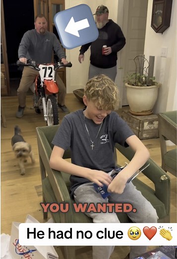 Heartwarming Birthday Surprise with Dirt Bike for Kids