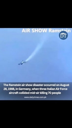 The Ramstein air disaster occurred on August 28, 1988, during an air...